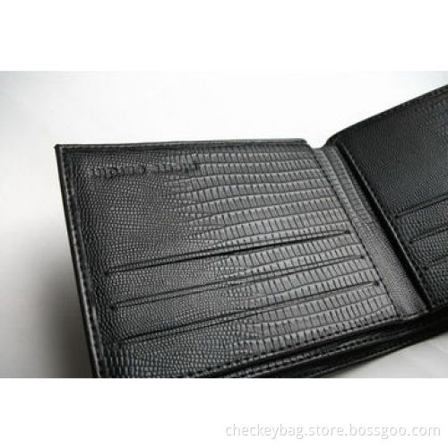 Men's wallet, silkscreen and embossed